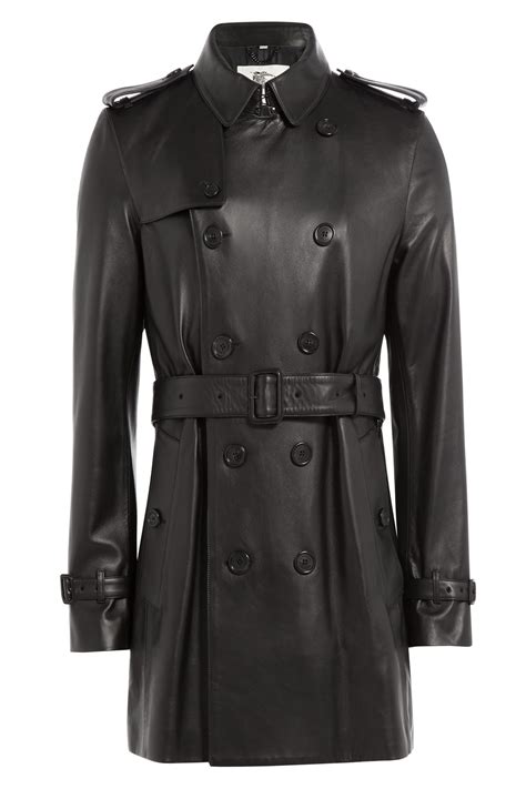 trench misto seta burberry|burberry leather trench coat.